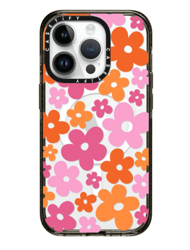 Casetify Funda Abstract Floral para iPhone 15 Pro, Multicolor