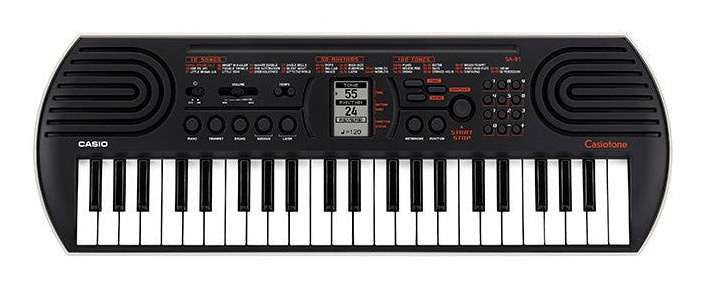 Casio Teclado Digital SA-81H3, 44 Teclas, 32 Tonos, USB