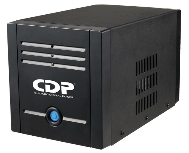 Regulador CDP AVR 2408, 1200W, 2400VA, 8 Contactos