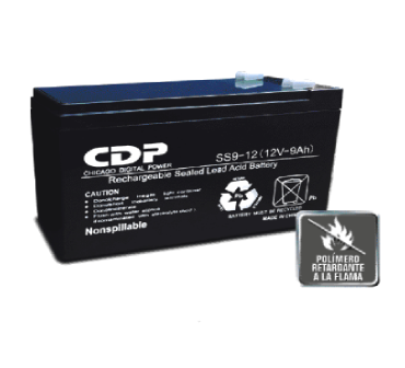 CDP Batería de Reemplazo para No Break B-12/9.0/SLB 12-9, 12V