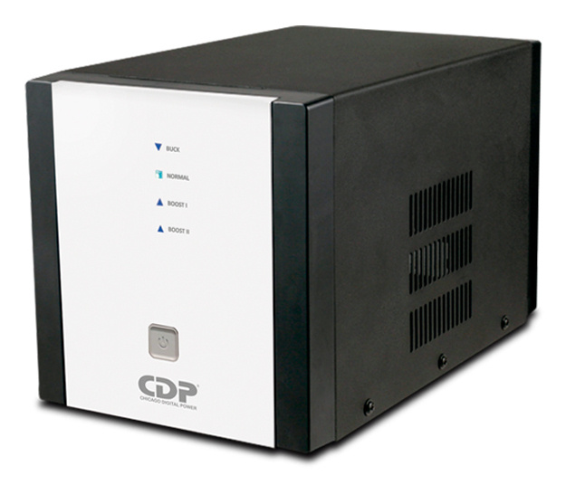 Regulador CDP R-AVR5008, 2.500W, 5kVA, Entrada 120V, Salida 120V, 9 Salidas