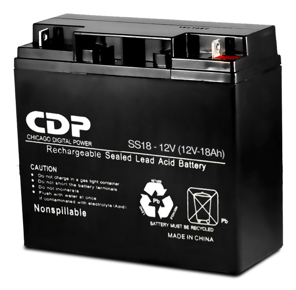 CDP Batería de Reemplazo para No Break SLB12-18, 12V, 18Ah