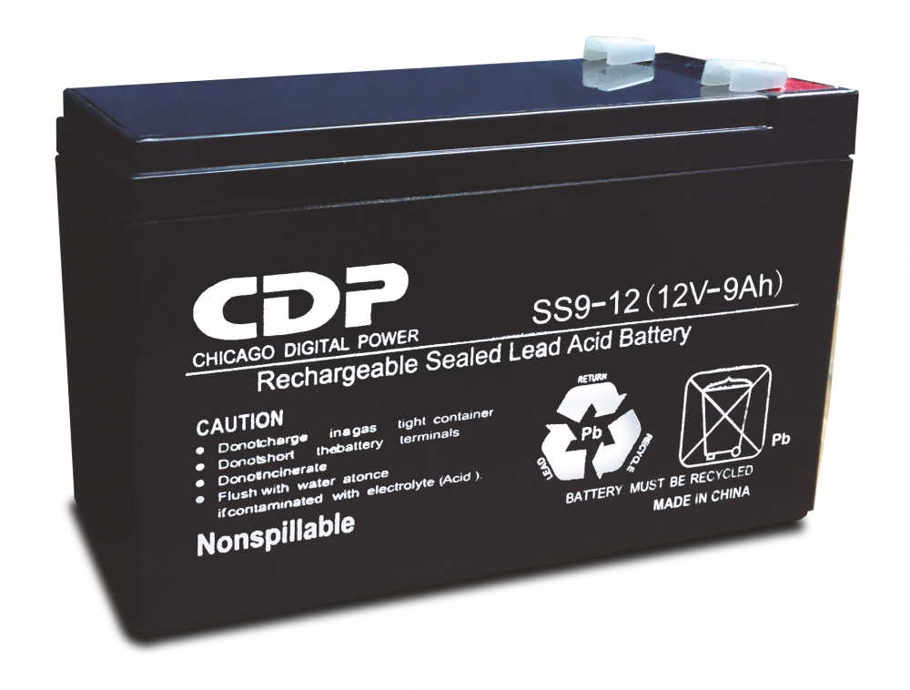 CDP Batería de Reemplazo para No Break SLB9-12, 12V, 9Ah