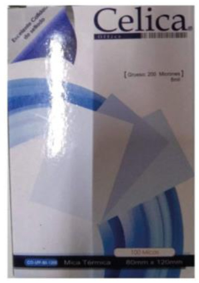 Celica Mica Térmica, Carta, 50 Piezas