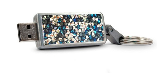 Memoria USB Centon Swarovski Crystal, 64GB, USB 3.2, Multicolor