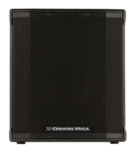 Cerwin Vega Subwoofer CVE-18S, 1000W, 26 - 153000Hz, 18", Negro