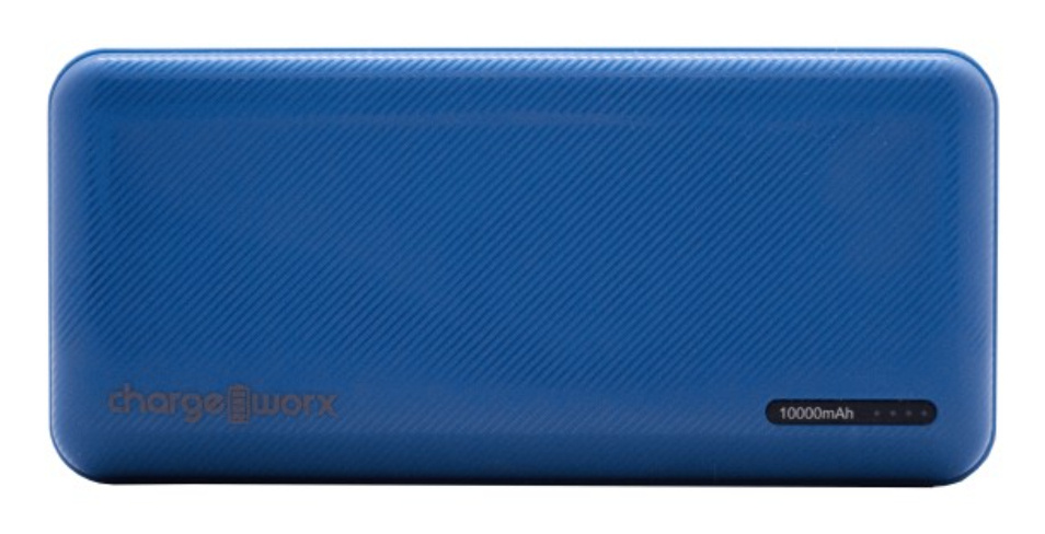 Cargador Portátil Chargework X Power Bank CX6864BST, 10.000mAh, Azul