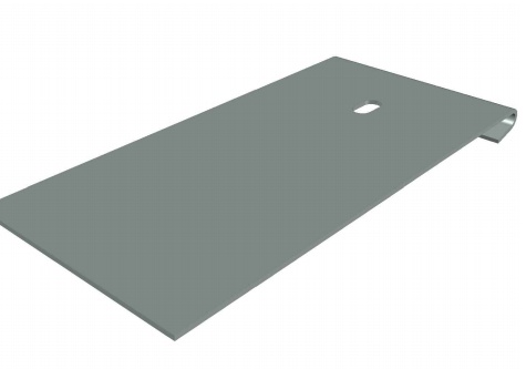 Charofil Soporte para Cámara en Charola 33mm, Electro Zinc (EZ)