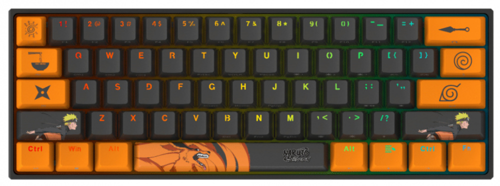 Teclado Gamer Checkpoint KX-400-NA RGB, Teclado Mecánico, Switch Red, Alámbrico, Negro/Naranja (Inglés)
