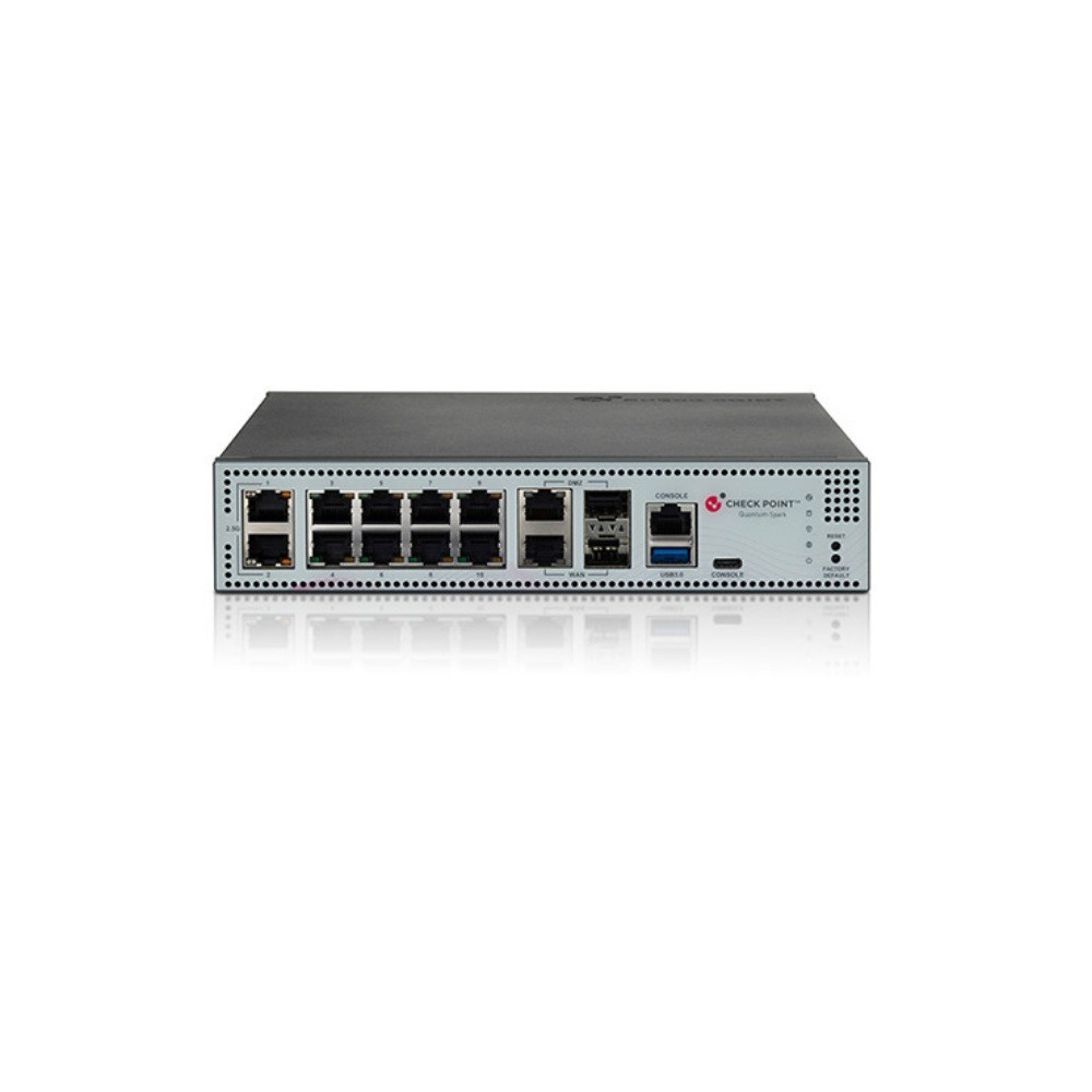 Firewall Check Point Quantum Spark 2580 Appliance, Alámbrico, 10 x RJ-45, 17500 Mbit/s