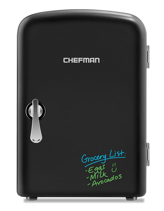 Chefman Mini Refrigerador RJ48-BLACK-DE-4, Negro