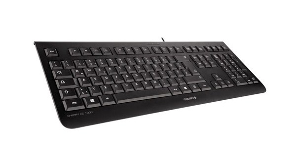 Teclado Cherry KC1000, Alámbrico, USB, Negro (Español)