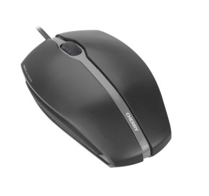 Mouse Ergonómico Cherry Gentix 4K, Alámbrico, Óptico, 1.000DPI, USB-A, Negro