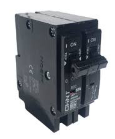Chint Interruptor Termomagnético 2 Polos B2QP260E, 240V, 60A