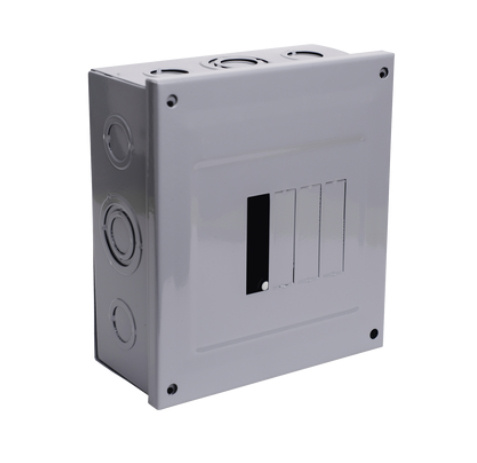 Chint Tablero de Subdistribución y Alumbrado C2Q04S, 4 Módulos, 100A, Gris