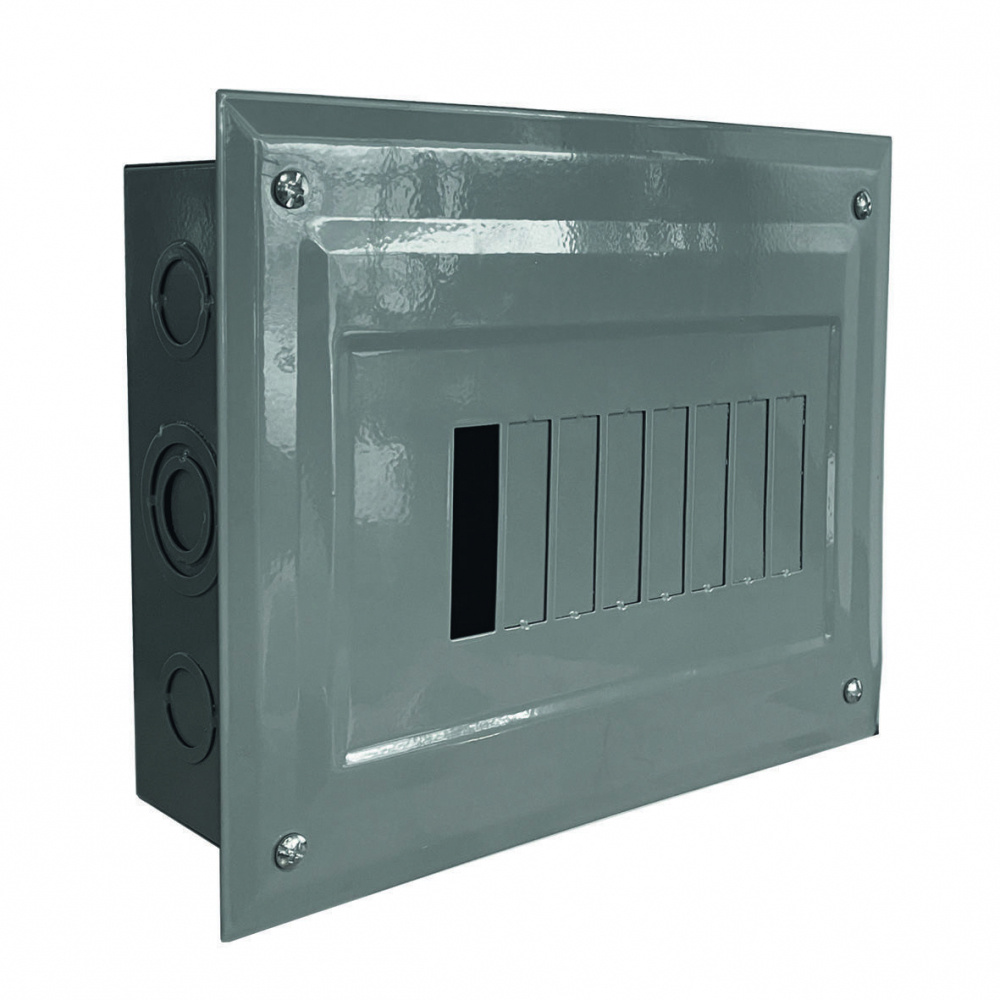 Chint Tablero de Subdistribución y Alumbrado C2Q08S, 8 Módulos, 100A, Gris