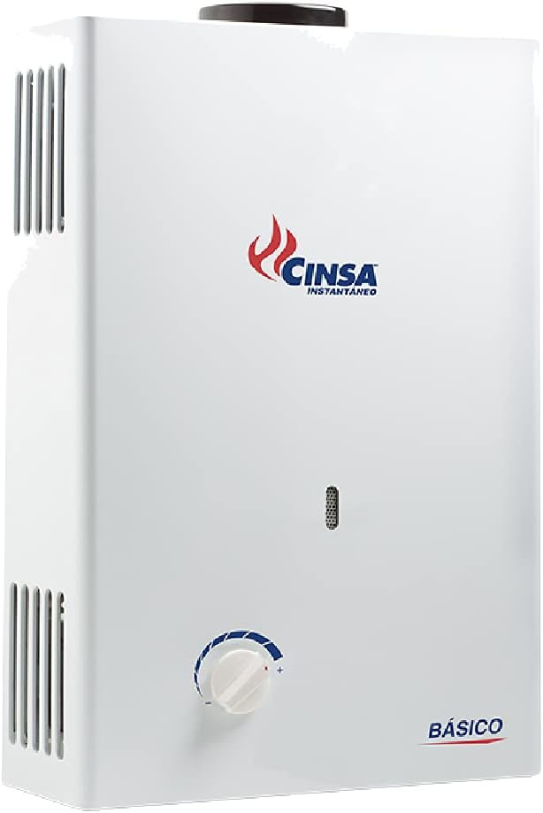 Cinsa Calentador de Agua CIN-06, Gas L.P., 6 Litros/Hora, Blanco
