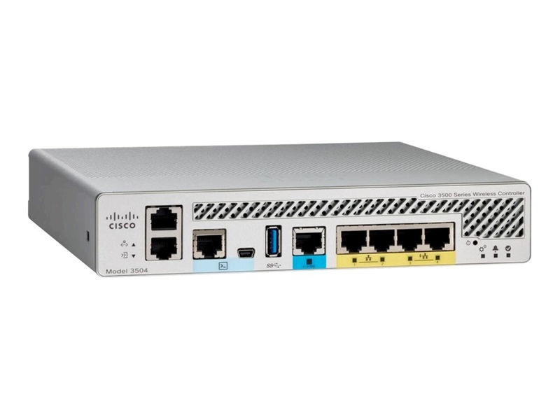 Cisco Controlador Inalámbrico 3504, 4x RJ-45, 802.1x