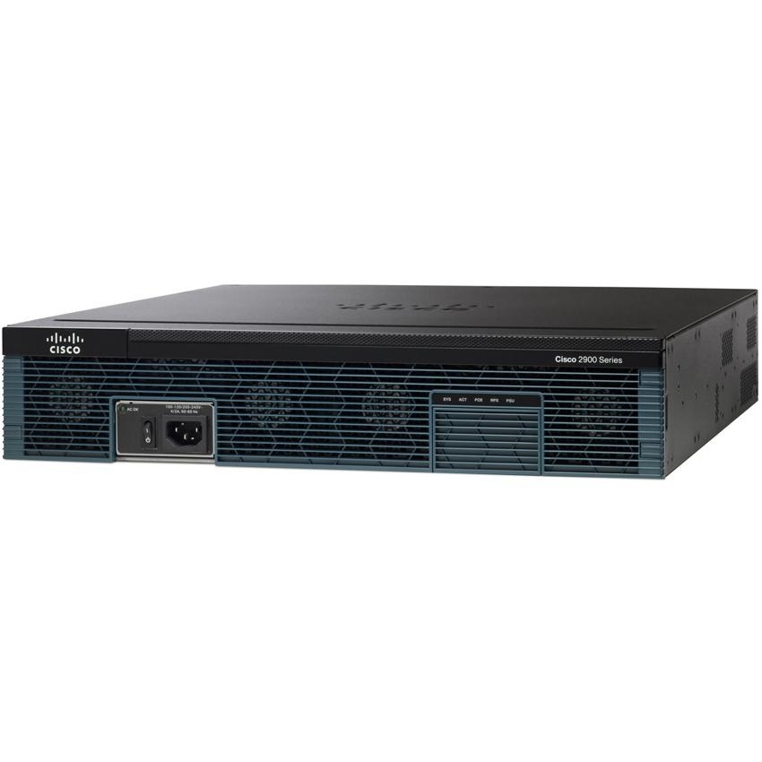 Router Cisco Gigabit Ethernet 2921 Voice Security Bundle, Alámbrico, 3x ...
