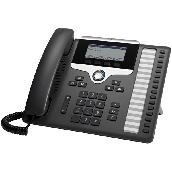Cisco Teléfono IP 7861, 16 Líneas, Altavoz, Charcoal ― ¡Requiere licencia consulta con servicio al cliente!