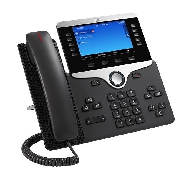 Cisco Teléfono IP con Pantalla 5'' 8841, Alámbrico, Altavoz, Negro/Plata ― ¡Requiere licencia consulta con servicio al cliente!