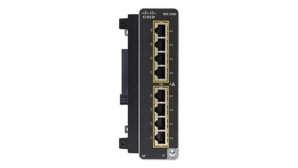 Switch Cisco Gigabit Ethernet IEM-3300-8P, 8 Puertos 10/100/1000, 8.000 Entradas - Administrable