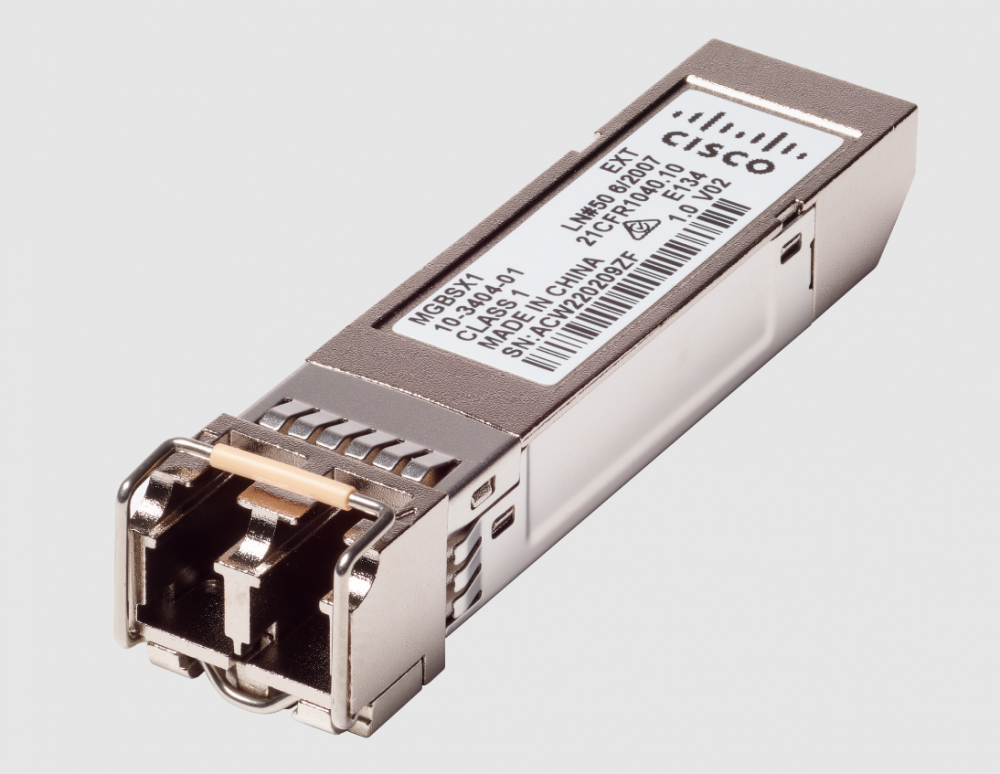 Cisco Gigabit SX Mini-GBIC SFP Módulo Transceptor MGBSX1, Alámbrico, 550m, 850nm