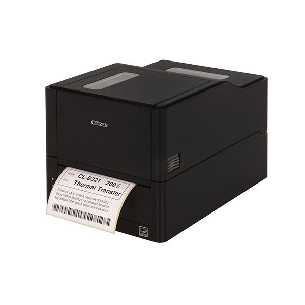 Citizen CL-E321, Impresora de Etiquetas, Térmica Directa/Transferencia Térmica, 203 x 203 DPI, RS-232, Negro