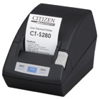 Citizen CT-S280, Impresora de Tickets, Térmica, 203 DPI, Serail, Negro