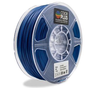 Color Plus Bobina de Filamento ABS Blue Ocean, Diámetro 1.75mm, 1kg, Azul