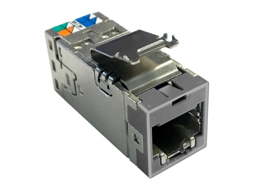 CommScope Jack de Red Cat6a, RJ-45, Plata
