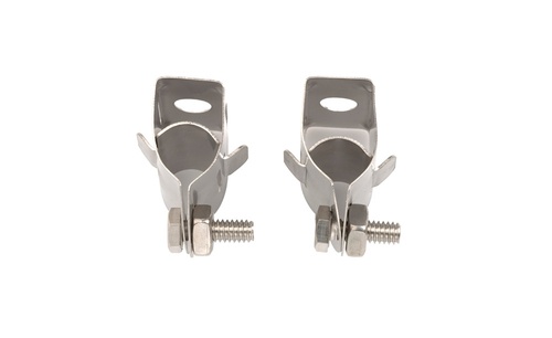 CommScope Sujetador Tipo Mariposa para Cable 1/2'' y 3/8'', Plata, 10 Piezas