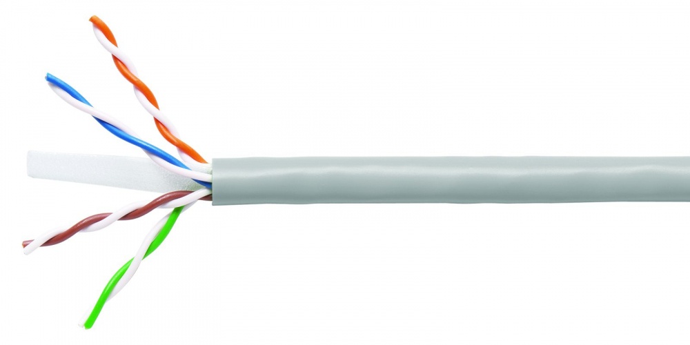 CommScope Bobina de Cable de Red Cat6 UTP, 305 Metros, Gris