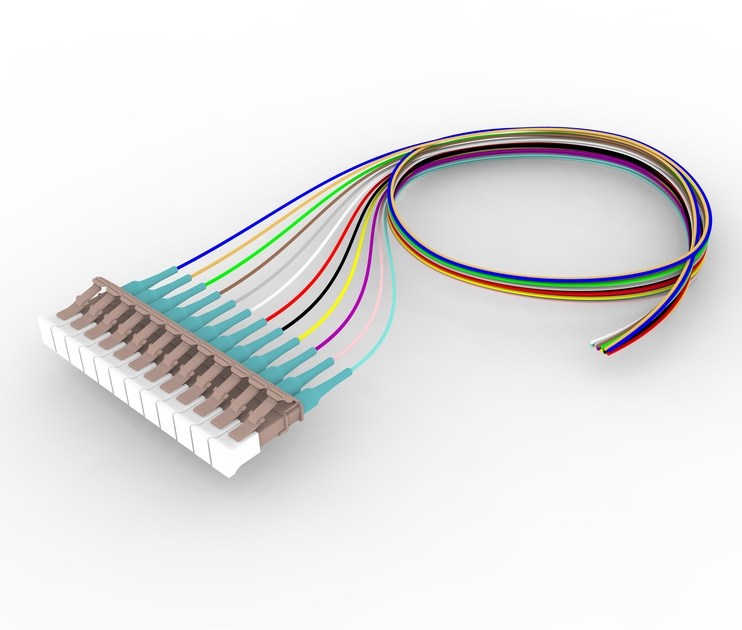 CommScope Cable Fibra Óptica Monomodo OM4 LC/UPC  Macho , 3.048 Metros, Azul