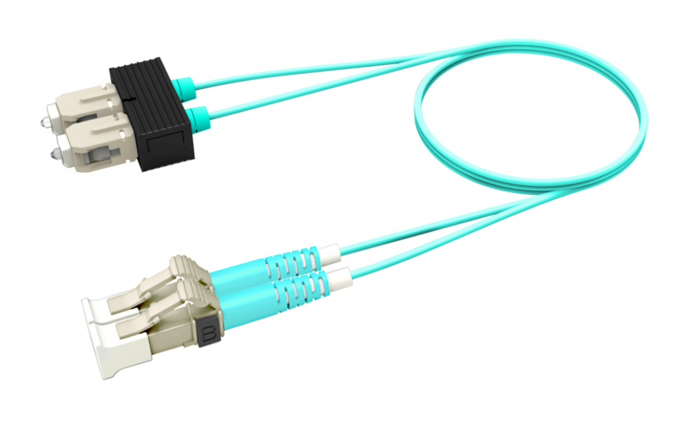 CommScope Cable Fibra Óptica Multimodo OM4 LC Macho - SC Macho, 3.05 Metros, Azul