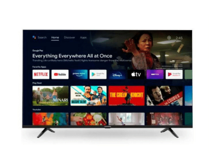 Compaq Smart TV LED QLG43EFHD 43", Full HD, Negro