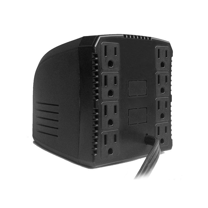 Complet Regulador ERV-6-001, 650W, 1300VA, 8 Contactos