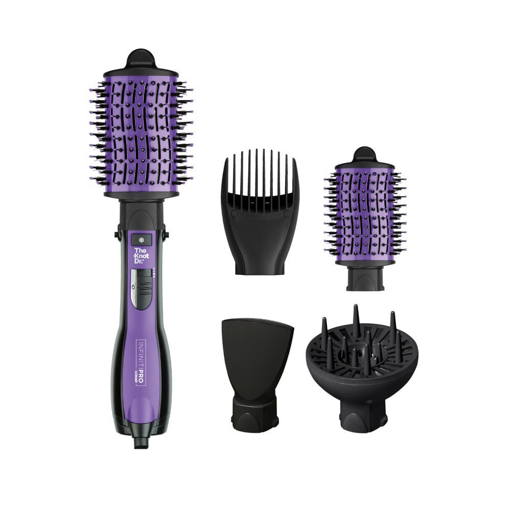 Conair Secadora InfinitiPro BC123ES, 1 Velocidades, 1000W, 3 temperaturas, Negro