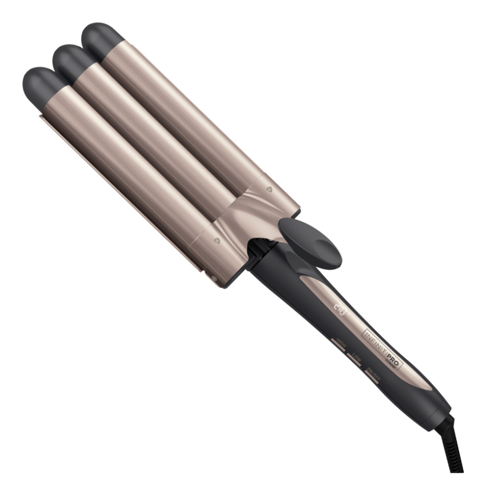 Conair Rizadora de Cabello S9ES, 210 °C máx, 5 Temperaturas, Negro/Bronce