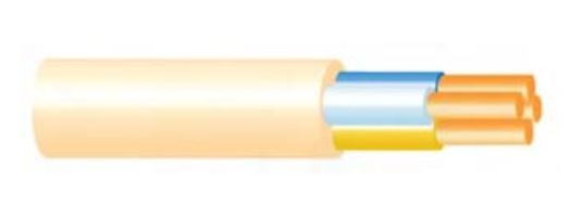 Condumex Bobina de Cable ICEV, 2 Conductores, 22 AWG, 3.3mm, 250 Metros