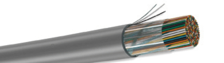 Condumex Bobina de Cable Telefónico de 3 Pares, 24 AWG, 305 Metros, Gris