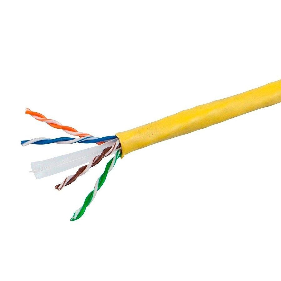 Condumex Bobina de Cable Cat6 UTP,305 Metros, Amarillo,66446875
