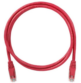 ConduNet Cable Patch Cat5e UTP RJ-45 Macho - RJ-45 Macho, 2 Metros, Rojo
