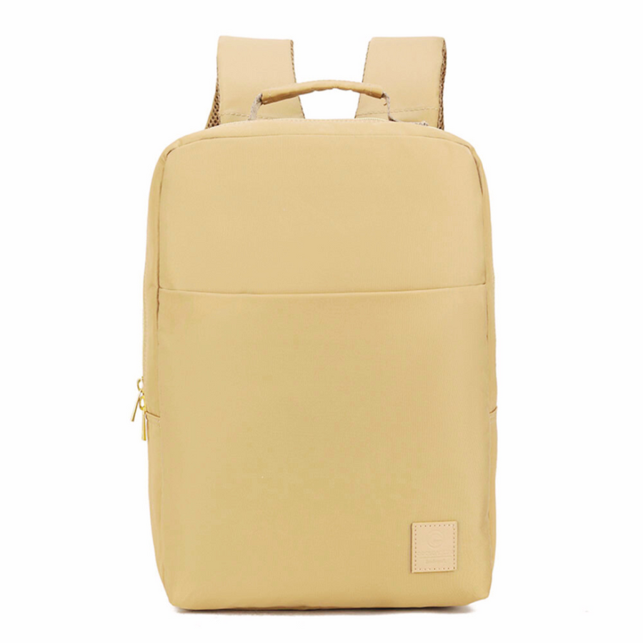 Cool Capital Mochila Venice de Poliéster para Laptop 14", Crema