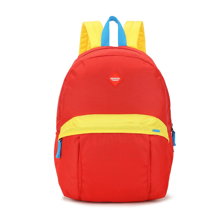 Cool Capital Mochila de Poliéster Pixie para Laptop 15", Rojo/Amarillo