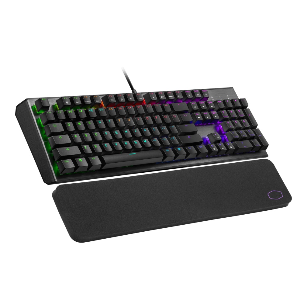 Teclado Gamer Cooler Master CK550 V2 RGB, Teclado Mecánico, Switch Red, Alámbrico, Negro (Inglés)