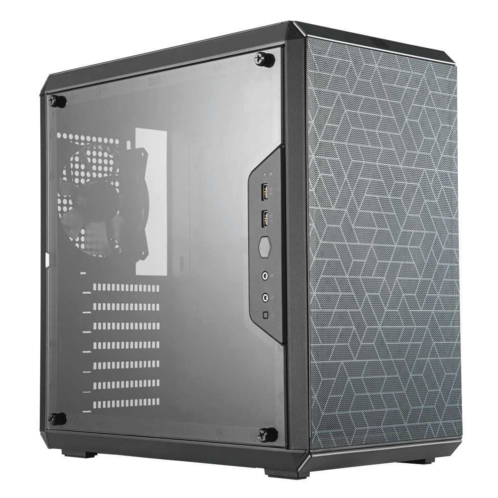 Gabinete Cooler Master MasterBox Q500L con Ventana, Midi-Tower, ATX/Micro-ATX/Mini-ITX, USB 3.0, sin Fuente, Negro ― incluye Adaptador CMA para Tarjeta Madre