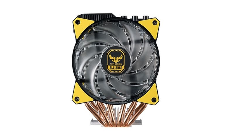 Ventilador Cooler Master MasterAir MA620P RGB, 120mm, 600 RPM - 1800 RPM, Negro/Amarillo