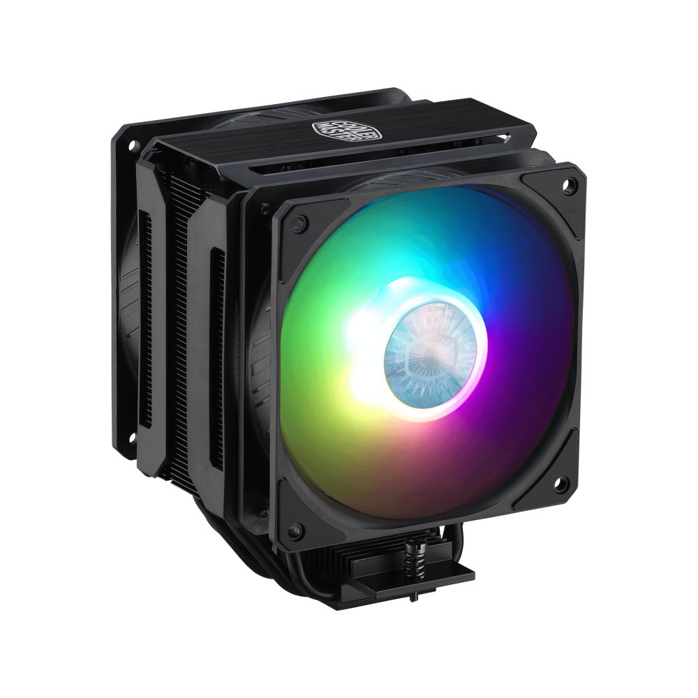 Disipador CPU Cooler Master MasterAir MA612 Stealth ARGB, 120mm, hasta 1800RPM, Negro 