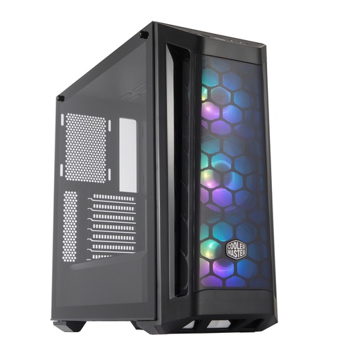 Gabinete Cooler Master MasterBox MB511 ARGB, Midi-Tower, ATX/EATX/Micro-ATX/Mini-ITX/SSI-CEB, USB 3.0, sin Fuente, 3 Ventiladores Instalados, Negro